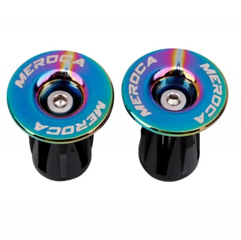 1 paar Fahrrad Lenker End Plugs Aluminium Legierung MTB Road Fahrrad Griffe Fahrrad Währung Lenker Stecker Griff Stecker Fahrrad Teile – Detail 12