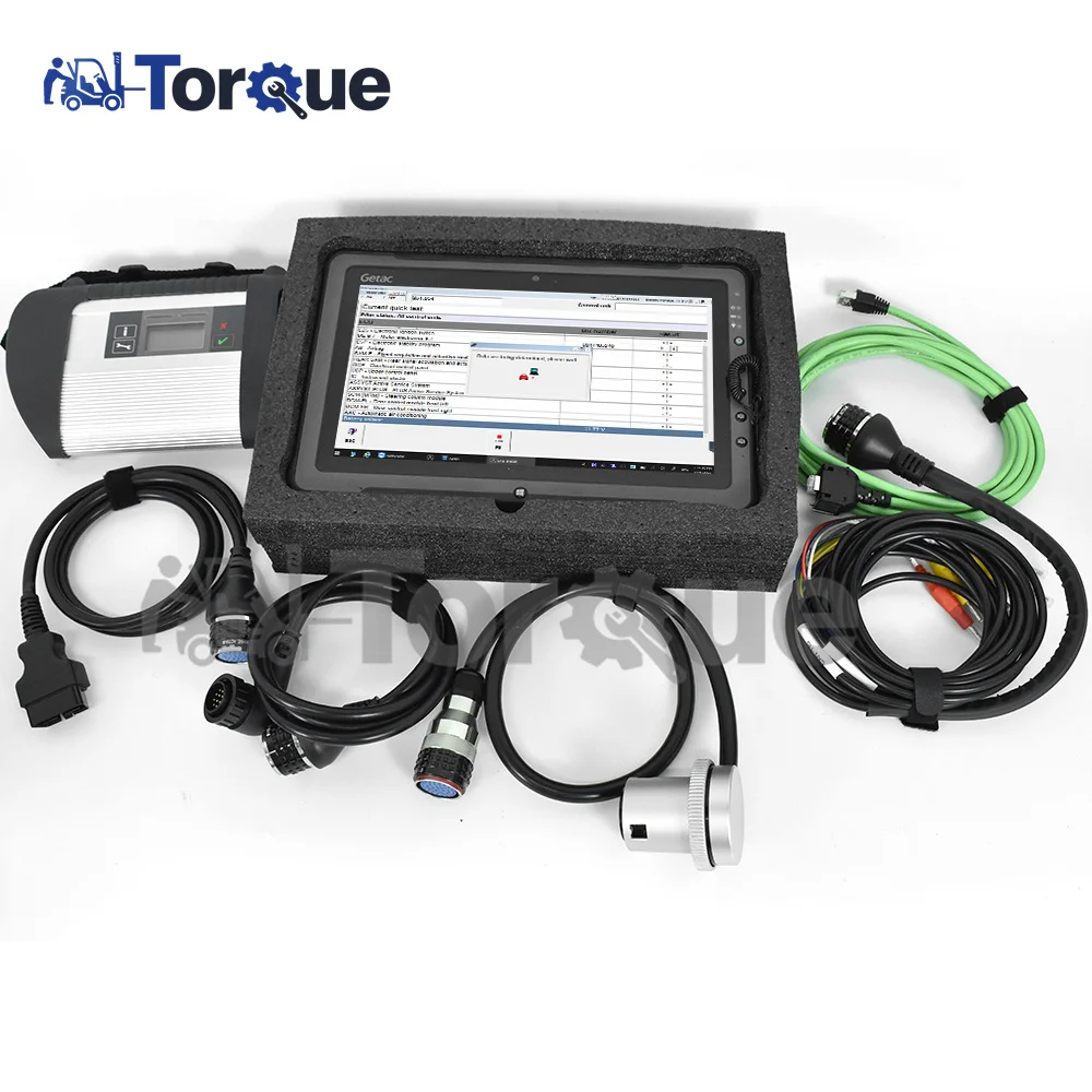 Per Mb Star C4 Multiplexer Auto Sd Connect C4 Software Wireless Doip Per Benz Car Truck Diagnostic Tool Con Tablet Getac