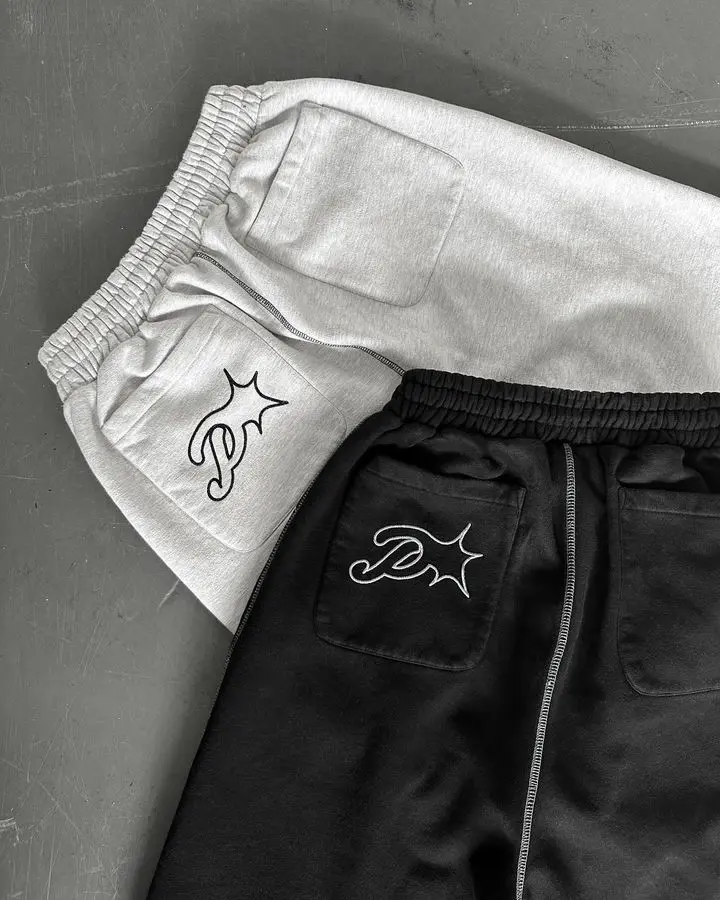 Description Picture 3 of itemStreetwear PROTECT Jogger Sweatpants Mens Womens Pants Harajuku Gothic Letter Graphic Embroidery Elastic Waist Baggy Trousers
