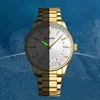 CURREN 8430 Classic Fashion Men's Quartz Watch Luminous Simple Gold Stainless Steel Business Casual Watches for Men reloj hombre 4