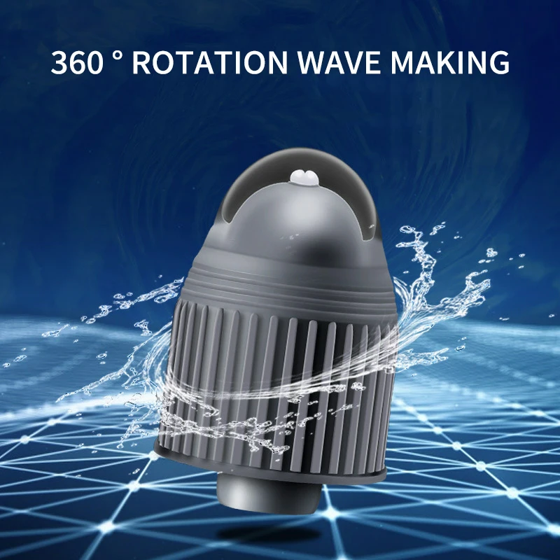 Aquarium Tank Spiral Wave Maker Aerator Water Pump Outlet Automatic 360&deg; Rotating Nozzle Duckbill Fish Tank Water Pipe Fittings