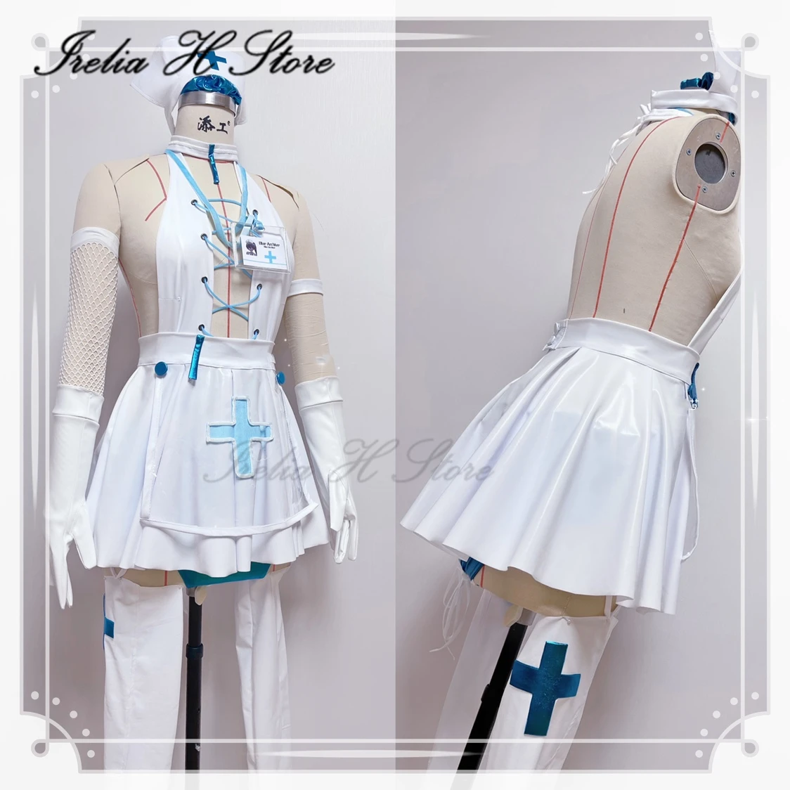 Irelia H Store Blue Archive fan art kakudate karin nurse cosplay costume  sexy costumes custom made by measurements| | - AliExpress