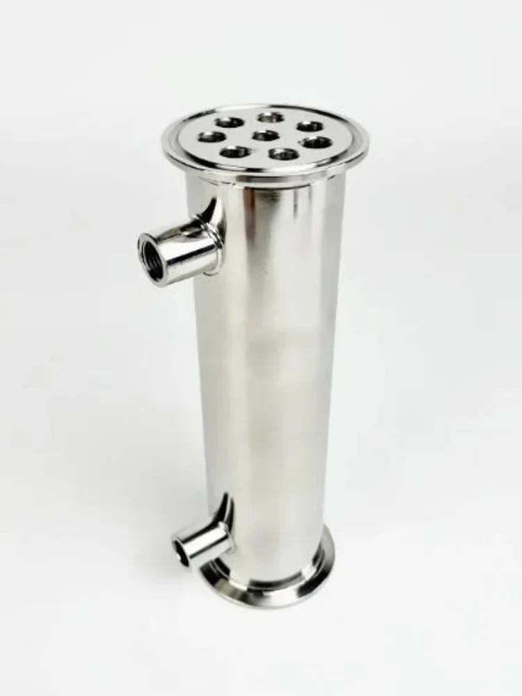 2" OD64mm,Tri-clamp Dephlegmator/Distillation Condenser With 1/4" Female Thread,Lenght 500mm,Reflux,Homebrew Accessories,SS304