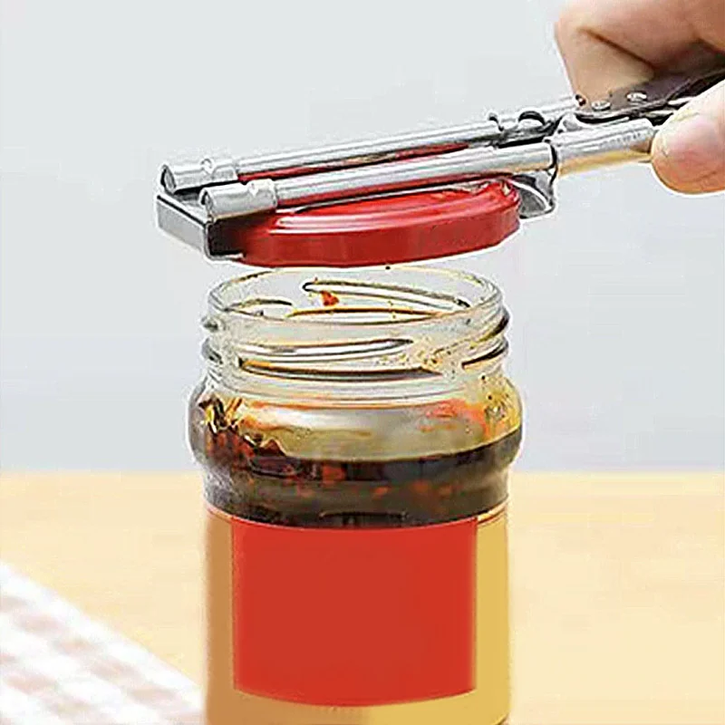 Adjustable Jar Opener Manual Can Opener Stainless Steel Non-Slip Bottle Lid  Opener For Weak Hands Easy Grip Kitchen Accessories - AliExpress