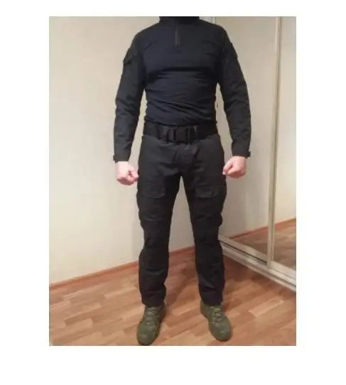 Men Tactical Suits Outdoor Paintball Clothing Uniform Shooting Combat Camouflage Shirts Cargo Knee Pads Pants 5