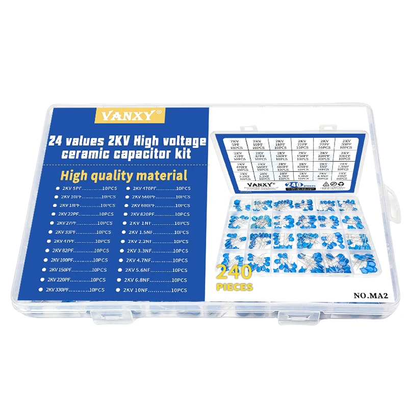 20pcs High voltage Ceramic Capacitor 2KV 15PF-10NF ceramic capacitor