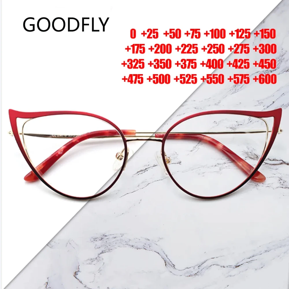 Kocie okulary damskie okulary blokujące niebieskie światło komputerów damskie okulary na receptę okulary optyczne oprawki do okularów do czytania 2023