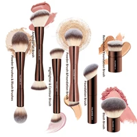 MAANGE ensemble de pinceaux de maquillage professionnel Double tête fond de teint poudre correcteur Blush pinceau de maquillage fibre douce cheveux cosmétique beauté 3