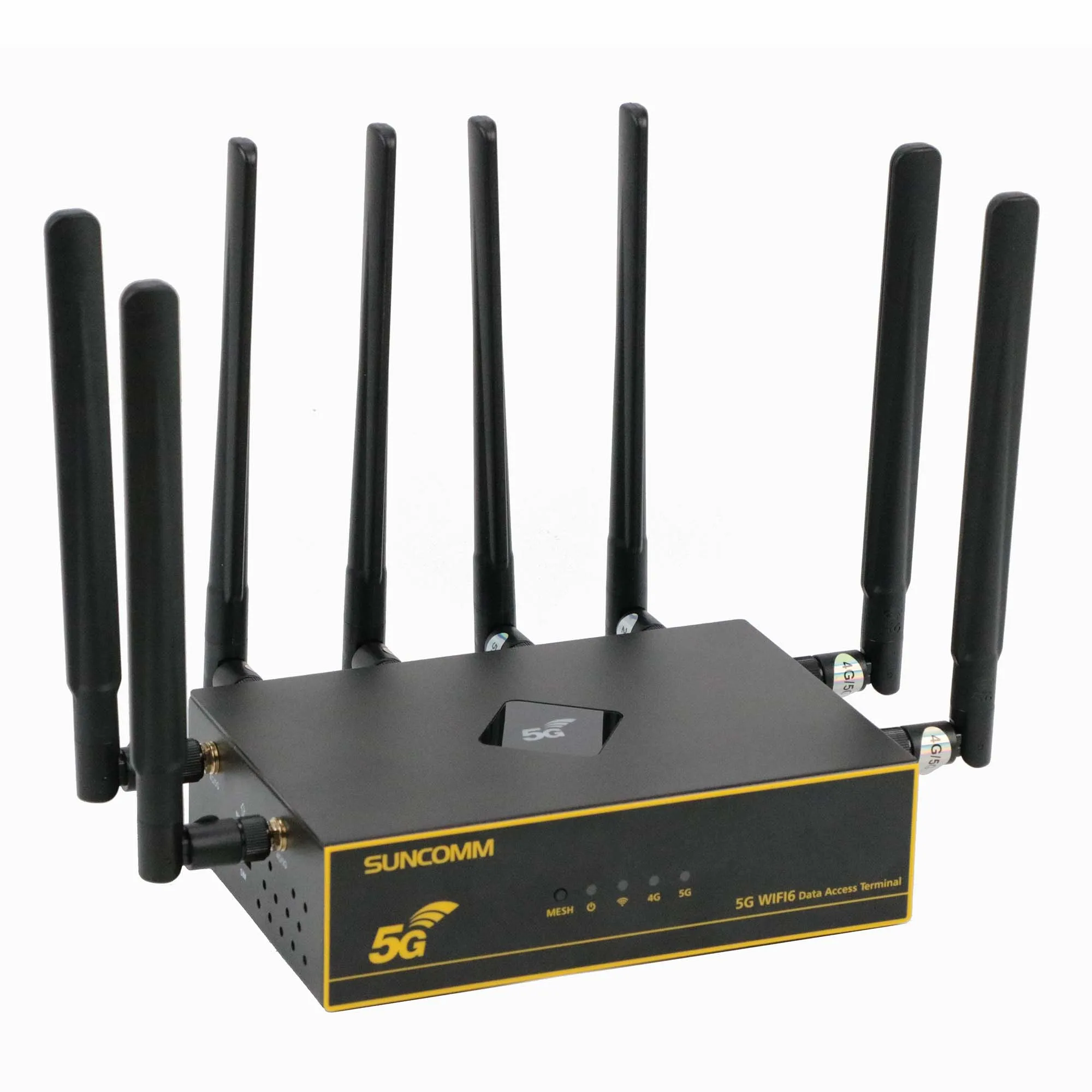 Factory Hot selling 5G router with sim card slot SDX62 WiFi 6 2.4G 5.8Ghz WiFi 6 MESH Home Business Online Games Live 5G modem irbis ups online 1000va 900w lcd 3xc13 outlets usb rs232 snmp slot tower