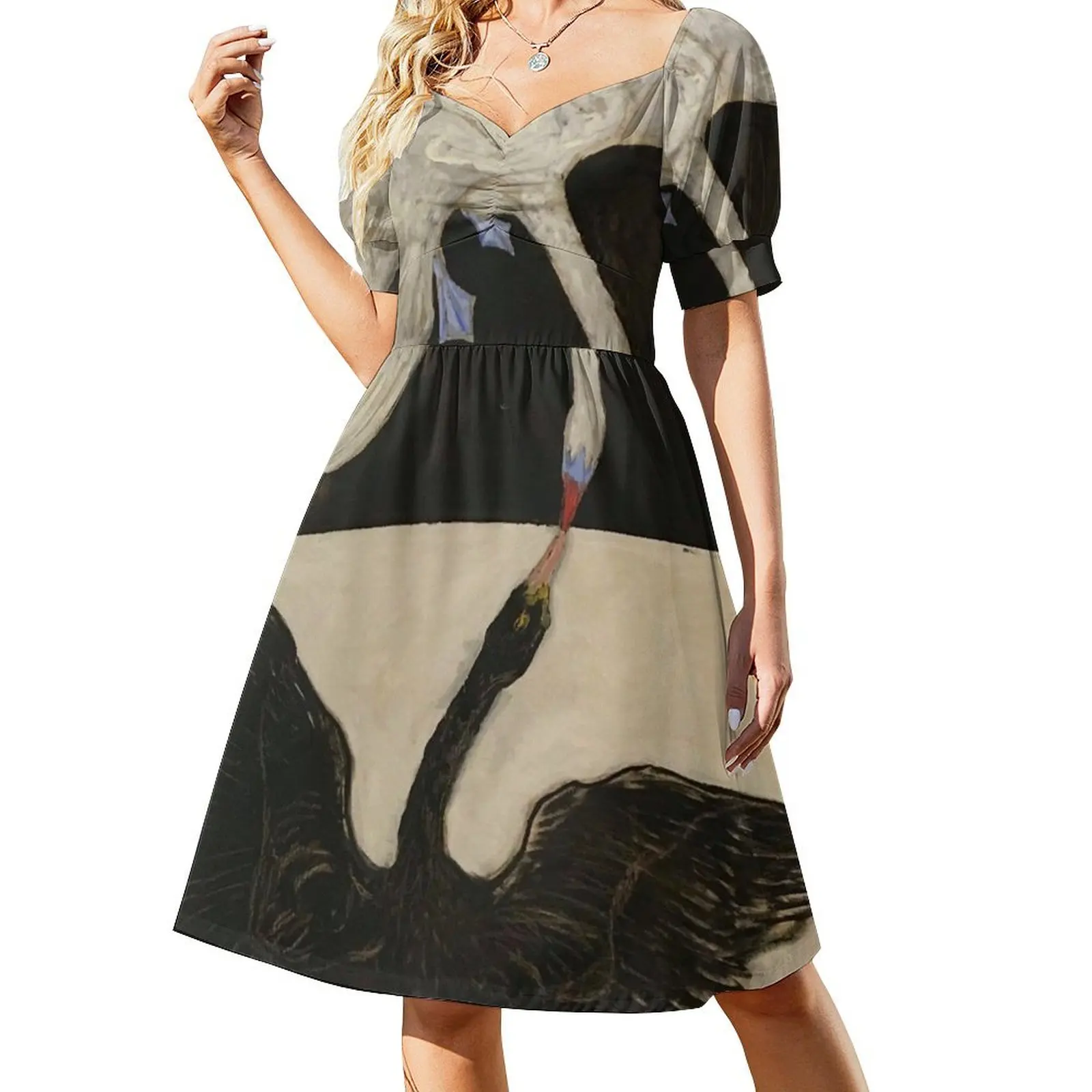 

Hilma af Klint - The Swan, No. 01, Group IX-SUW Sleeveless Dress womans clothing luxury evening dresses 2024