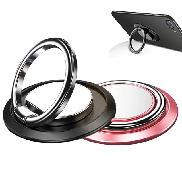 Support de prise de téléphone portable universel en métal de luxe, anneau  de doigt de rotation résistant à 360, accessoires de voiture magnétiques -  AliExpress