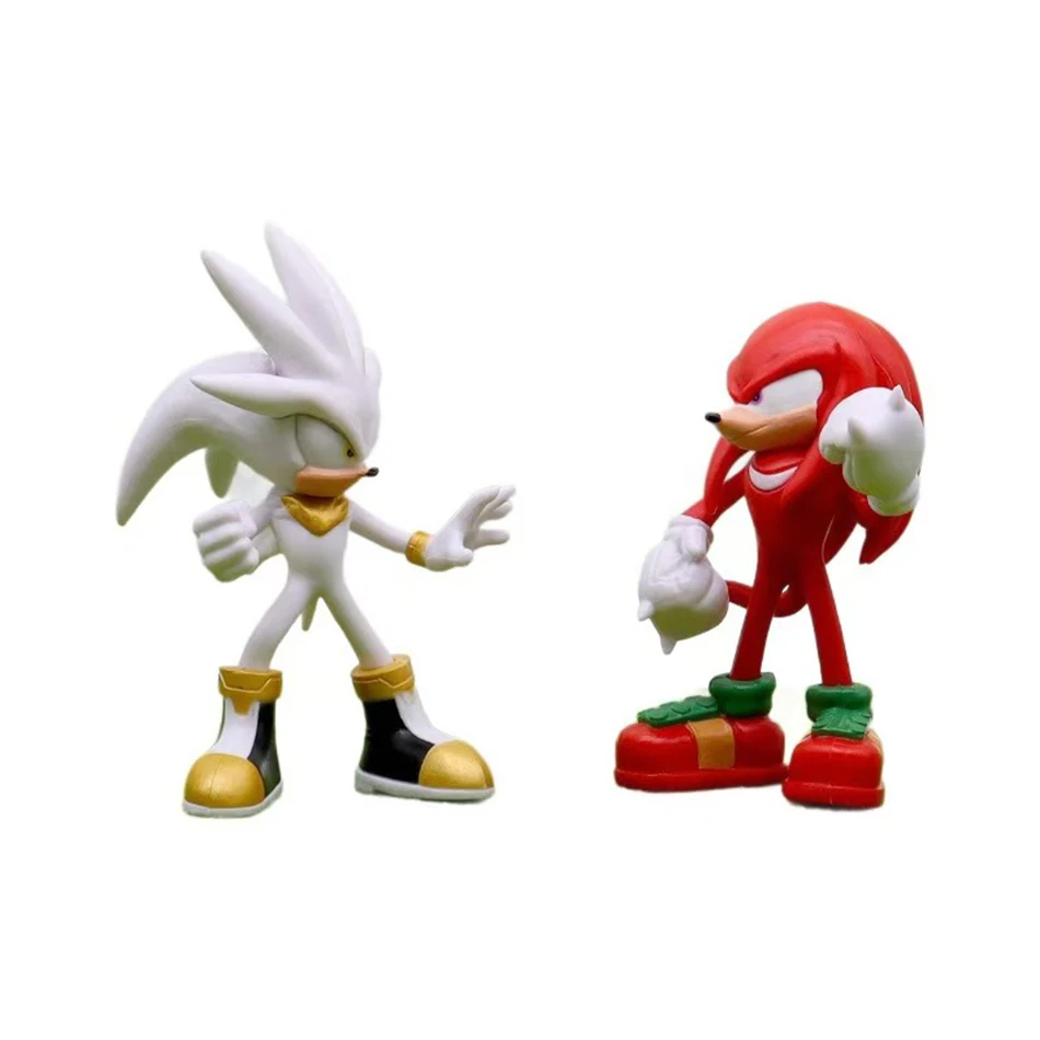 Toyland - Lot De 4 Ballons Géants Aluminium Sonic (32 Pouces / 81 Cm) - Sonic, Tails, Knuckles, Shadow - Pour Fête D'enfants, Décoration Gonflable à L'hélium Ou à L'air