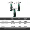 New Carbon Steel Multifunctional Mini Hammer Hardware Work Tool Household Use Claw Hammer Anti-skid Shockproof Fitter Hammer 6