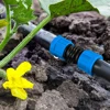 16mm Micro Irrigation Drip Tape Connectors Tee Repair Elbow End Plug Tap Fittings Locked Hose Joints Greenhouse Coupler 5