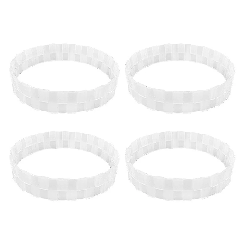 

Suitable For Ecovacs Sweeper Tire Ring Accessories For Xiaomi Mijia Robrock Sweeper Anti-Wear Tire Skin, 4PCS