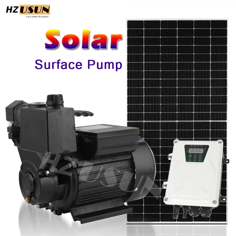 Dc 24 Volt Surface Booster Pump Kit Controller Mppt Prezzo 300W Solar Power River Water Pump Running Con 1 Pz Pannello Solare