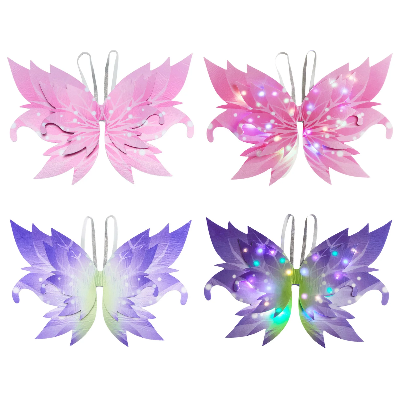 

Детский аксессуар со светодиодной подсветкой в виде крыльев бабочки