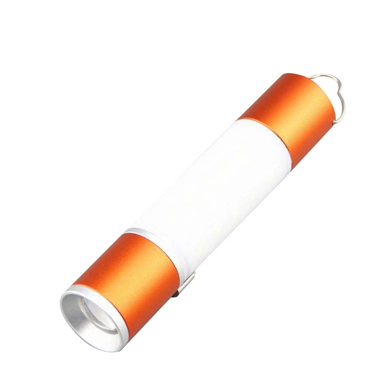 

USB Charging Aluminum Alloy LED Portable Telescopic Flashlight Multifunctional Household Camping Tent Emergency Light