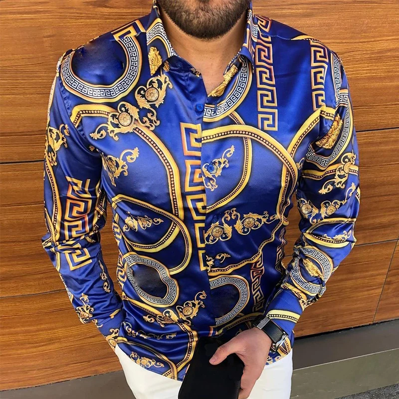【3/31まで出品】 VaundyLogoLayeredT-shits Camisas casuais com gola virada para baixo masculina, estampado