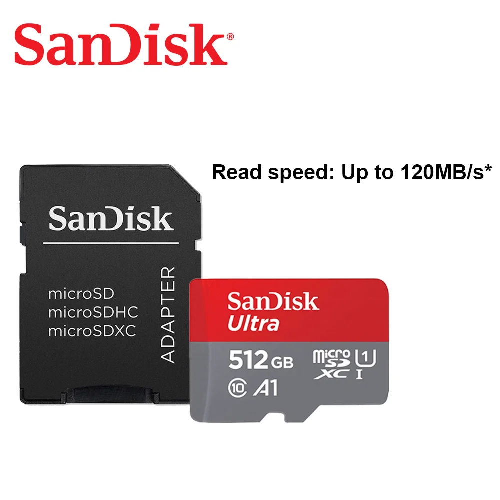 New SanDisk Micro SD memory Card A1 A2 microSDHC microSDXC Card C10 U3 4K HD Trans Flash Cards for Game DJI Camera Phone TF Card 