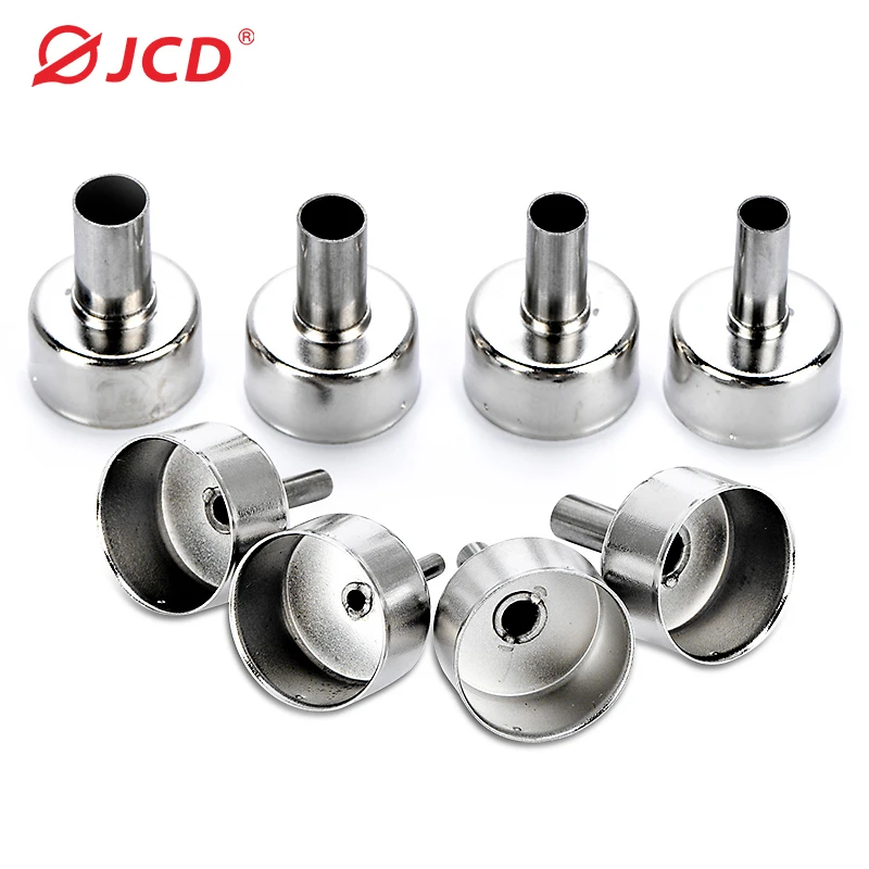 

8Pcs/Set Welding Nozzle for Hot Air Gun Stainless Steel Multifunction Use Nozzle Different Sizes Nozzles for 8858 8898 858D 8908