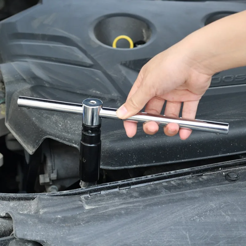 1/2" Drive Socket Wrench Extension Sliding T Bar Auto Repair Tools Chromium Vanadium Alloy Steel Ratchet Wrench Connecting Rod