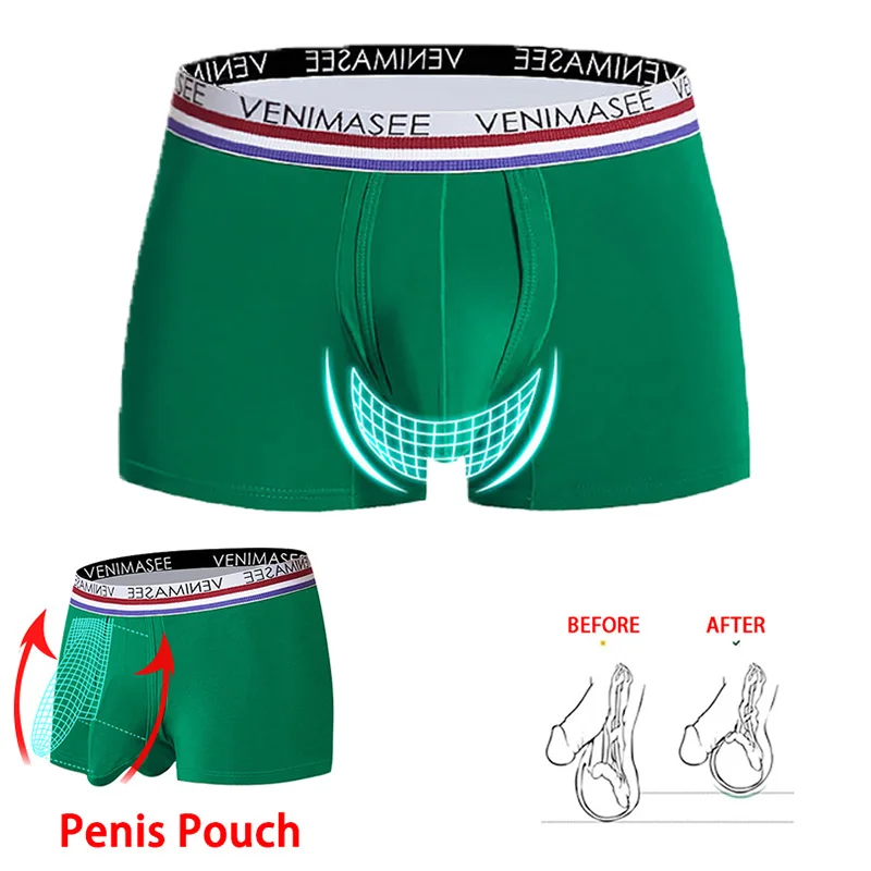Big Bag Men's Underwear Sexy Boxer Underwear Big Penis Shorts Boxer 2022 Autumn New Comfort Breathable Men's Hombre Panties Man
