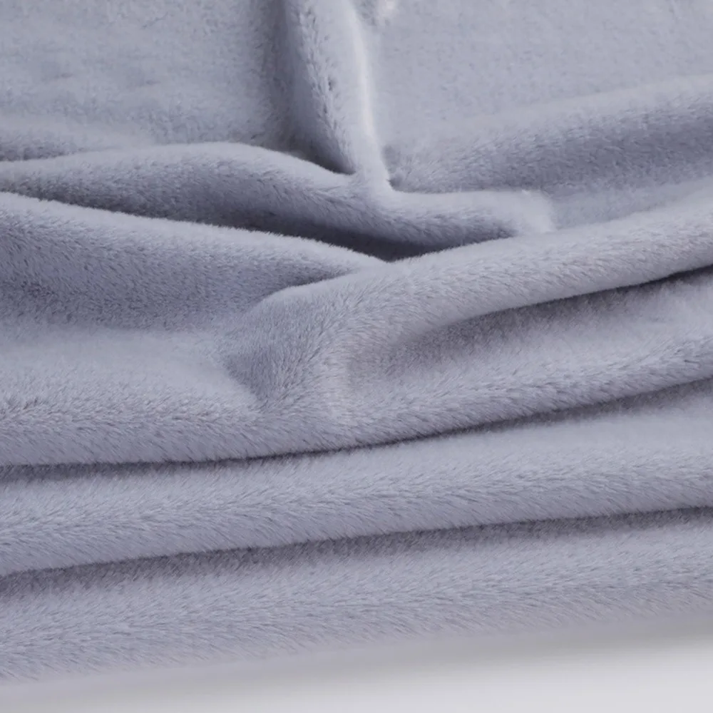 Luxurious Encrypted Thickened Faux Rabbit Fur Fabric - 50x50cm, Decorative Polyester Padding