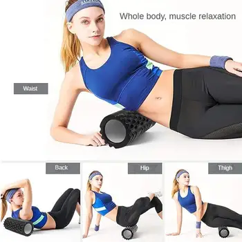 30cm Foam Column Muscle Relaxation Training Pilates Yoga Fitness Massage Foam Roller Grid Trigger Point Therapy Home Exercise 5