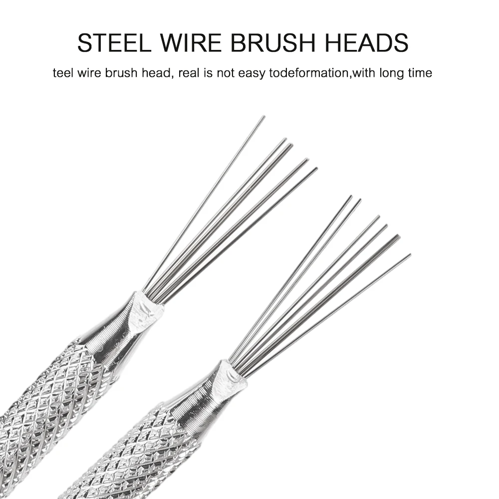 3/1Pcs 7 Pin Feather Texture Brushes Ceramics Sculpting Clay Cake Baking Needle DIY Tool Multifunctional Home Baking Accessories