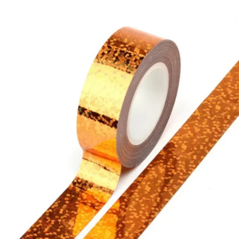 BOPP 테이프 골든 레드 블랙 실버 도트 카펫 테이프 알루미늄 처리 필름 테이프 편지지 사무실 스티커