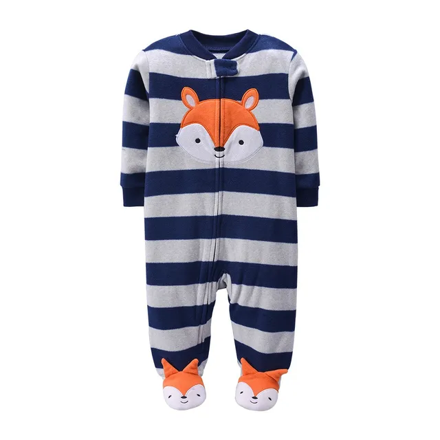 Peleles cálidos con pies para bebé, pijamas de lana de Micro Polar para bebé, a 12 meses de 2023 infantil ropa de dormir, otoño e invierno, 0/3