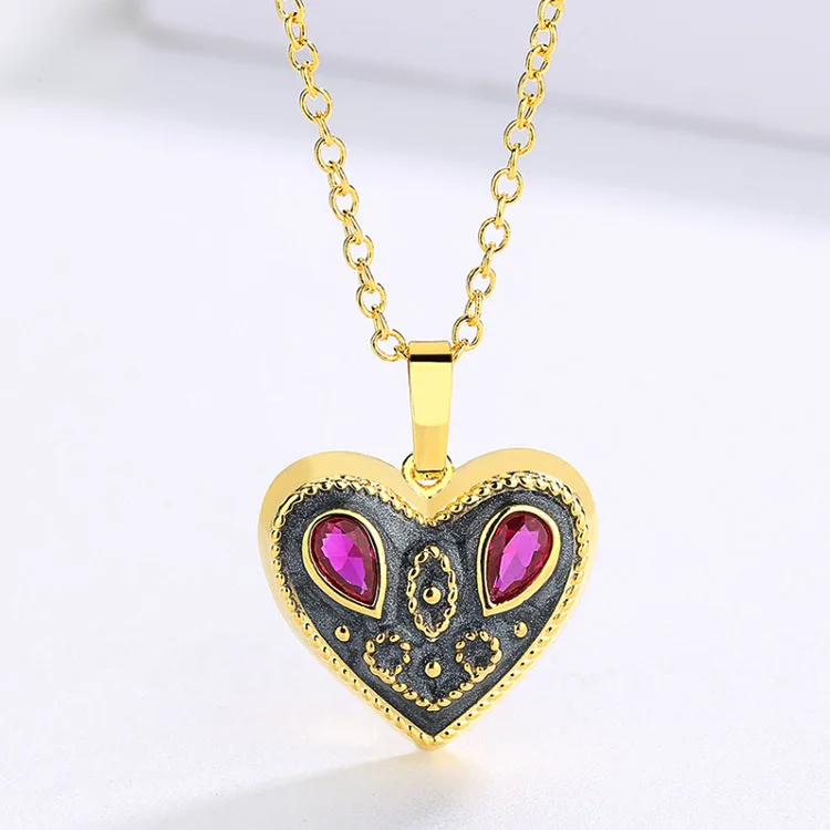 Vintage Handmade Enamel Jewelry Women's 3-piece Set Delicate