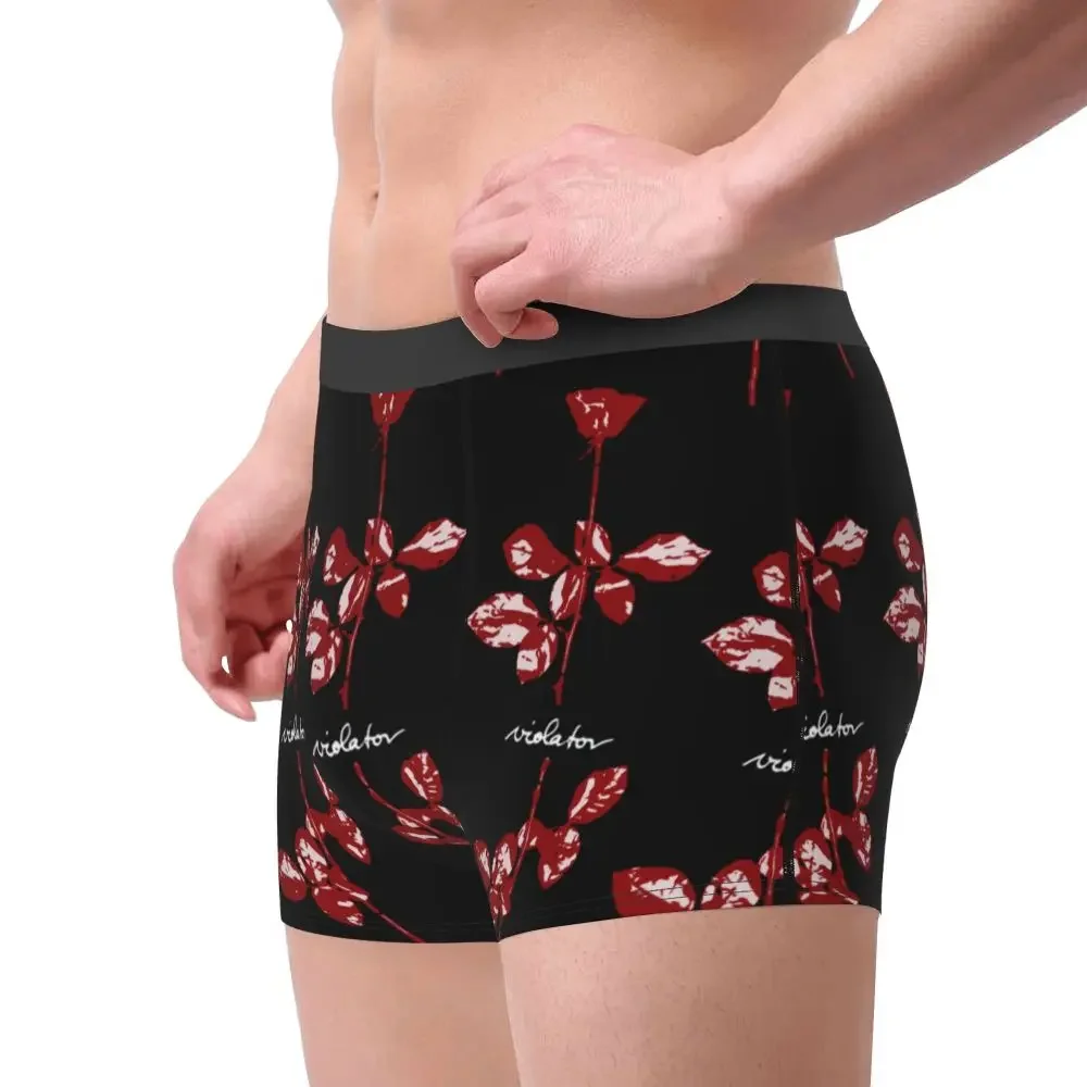 Male Fashion Depeches Cool Mode Underwear Music Boxer Briefs Breathable Shorts Panties Underpants