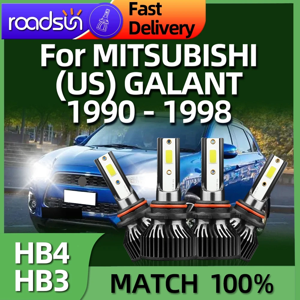 

38000LM Led Car Headlight 6000K Light HB3 HB4 For MITSUBISHI (US) GALANT 1990 1991 1992 1993 1994 1995 1996 1997 1998