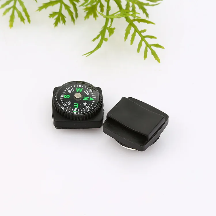 Watch Strap Button Mini Portable Compass Emergency Survival Navigation Travel Kits Outdoor Hiking Camping Accessories 1/5 PCS