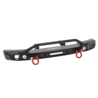 MEUS RACING Aluminum Front Bumper with LED Lights for TRX4M 1/18th RC Crawler Car Upgrades Bronco 2