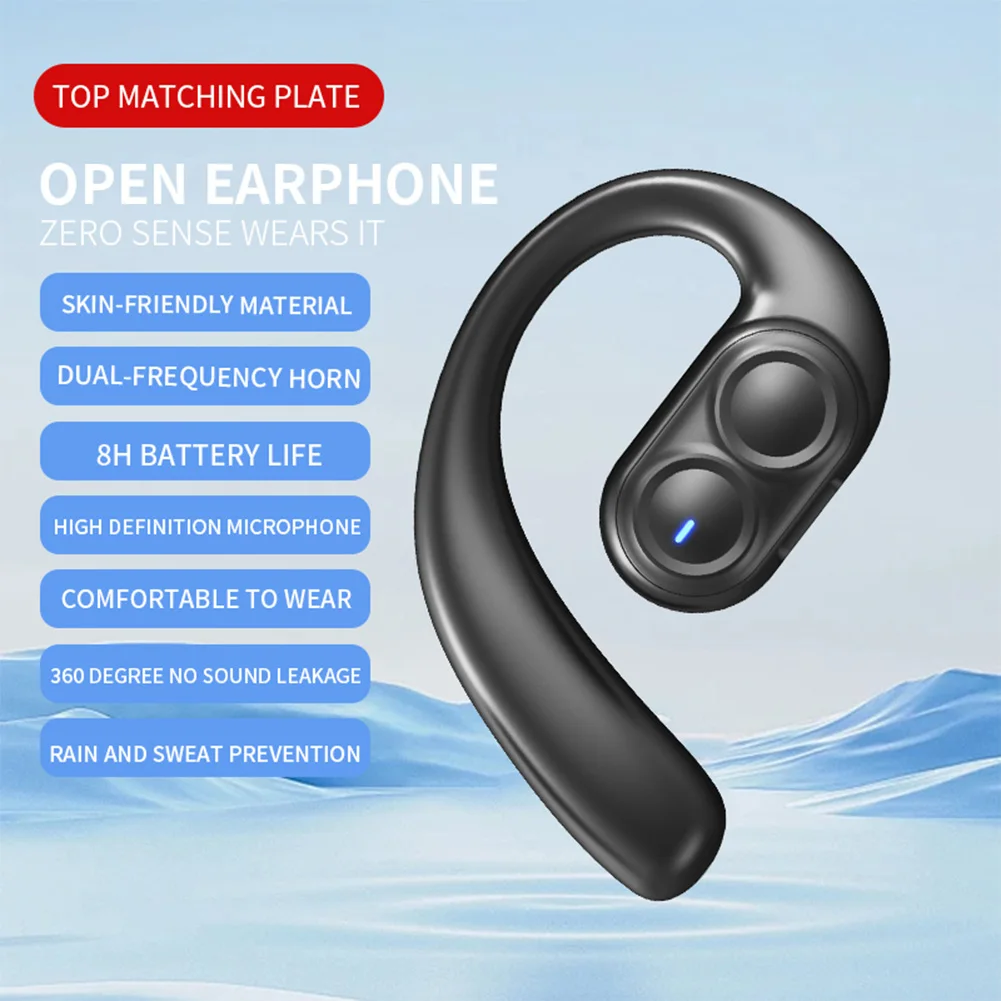 Compatible con Bluetooth 5,4, auriculares individuales con carga
