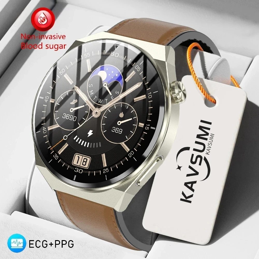 

2023 New Blood-Sugar ECG+PPG Smart Watch Men Women Heart Rate Health Blood Glucose Blood-Pressure Smartwatch Adult Sport Watches