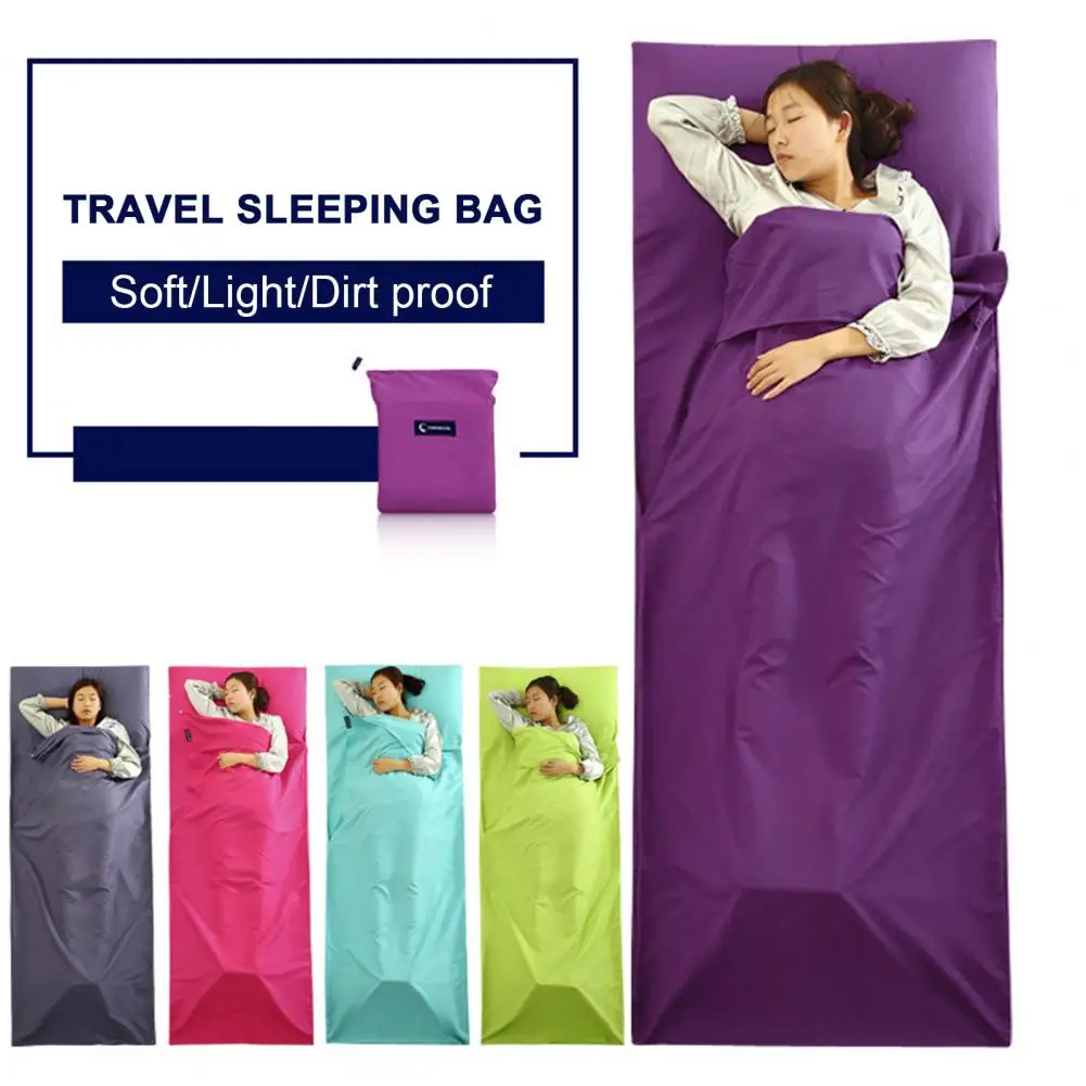 Portable Ultra-light Sleeping Bag Outdoor Camping Tent Bed Travel Sleeping Bag Liner Waterproof Travel Hotel Sheet