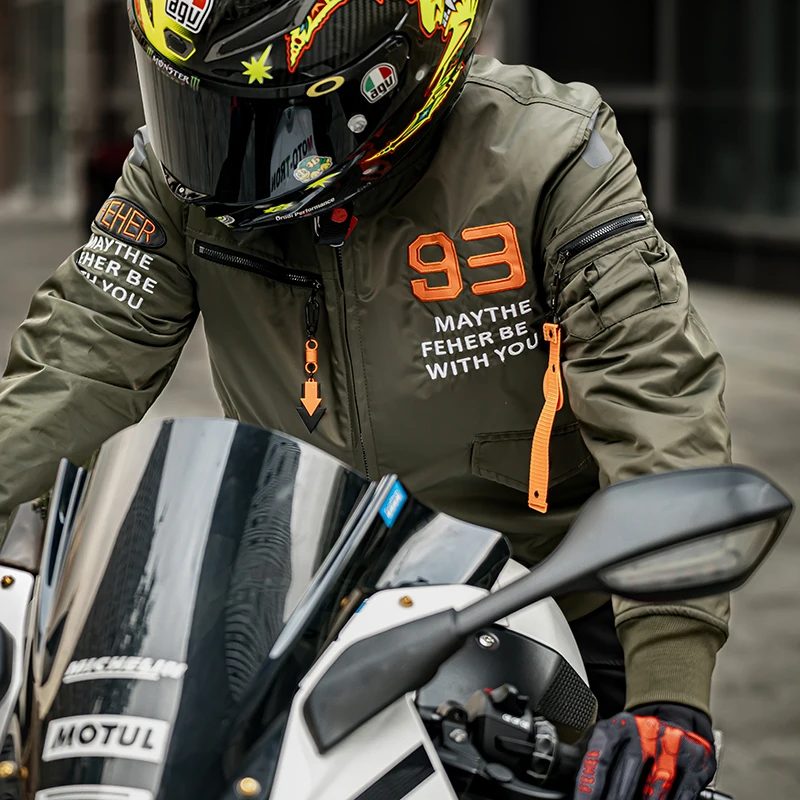 남자 오토바이 자켓 내마모성 폭격기 재킷 겨울 승마 오프로드 재킷 Motobike Biker Coat Four Seasons 방수