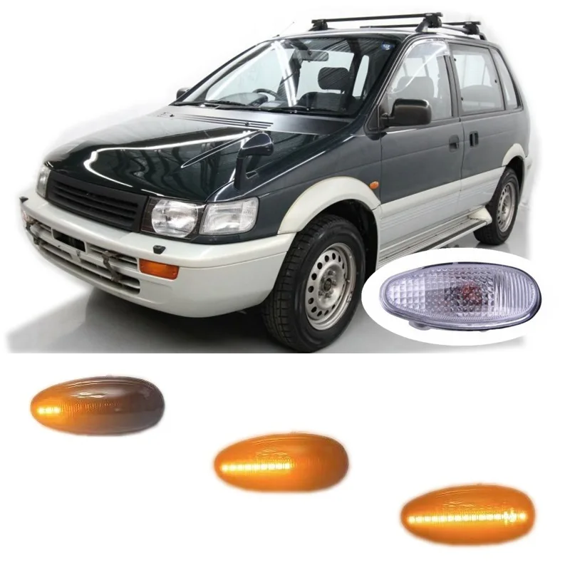 

Для Mitsubishi RVR N21W N21WG N23WG N28WG 1991 1992 1993 1994 1995 1996 1997, Динамический светодиодный индикатор, боковой габаритный сигнал, лампа