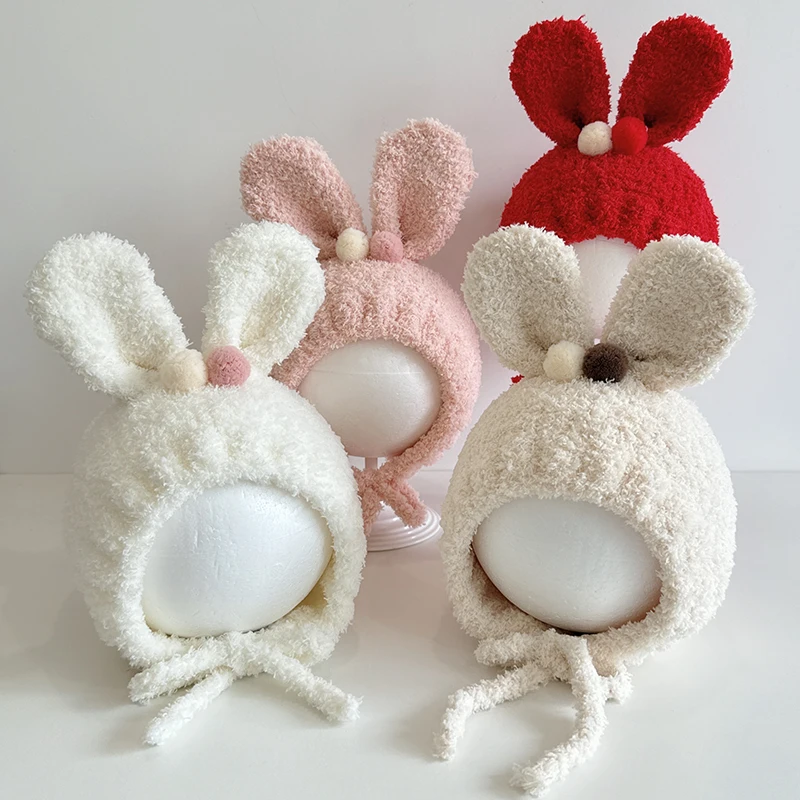 Manteau Bébé Fille Oreilles Lapin - Veste Hiver Coton Chaud