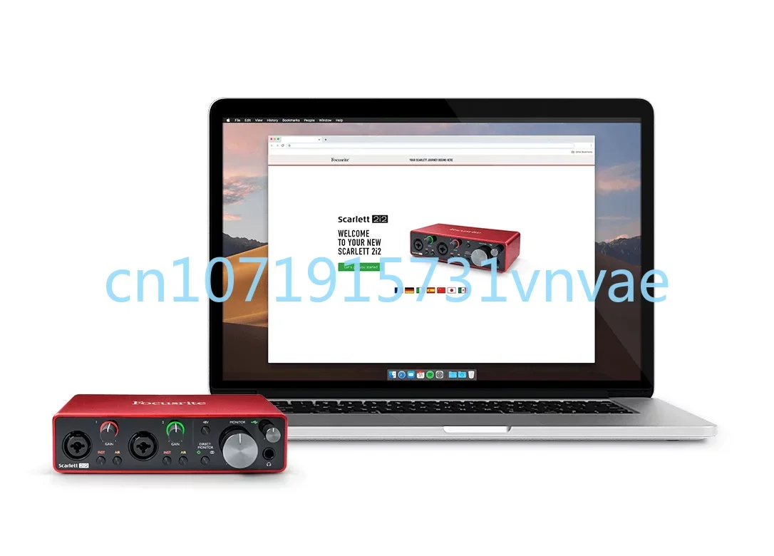 Focusrite Scarlett 2i2 3rd Gen Audio Interface External USB Sound Card Recording Guitar Audio Headphone Amplifier Mic Preamp AliExpress 15