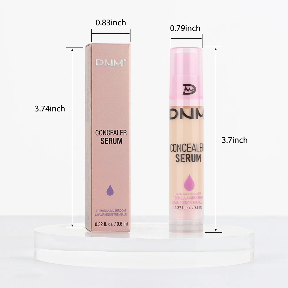 8Colors Liquid Concealer High Covering Moisturizing Oil Control Foundation Invisible Pores Dark Circles Freckle Face Makeup