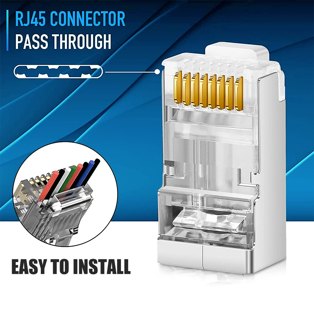 Hoolnx Ethernet End Network Plug para cabo