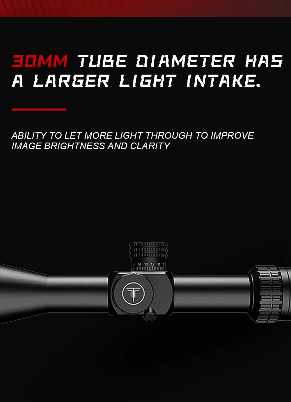 Description Picture 4 of itemT-Eagle SK 3-15x44 FFP IR Hunting Rifle Scope First Focal Plane Riflescopes Tactical Glass Etched Reticle Optical Sights