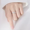 1Pair Kitten Couple Rings Cute Sliver Open Ring For Women Men Adjustable Finger Rings Romantic Lovers Anniversary Jewelry Gift 3