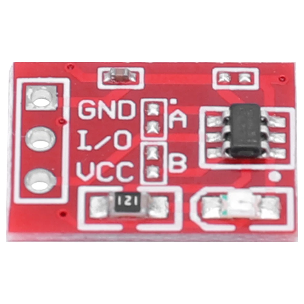 TTP223 터치 스위치 센서 커패시터 유형 2.5V-5.5V 용량 성 터치 스위치 단일 채널 단방향 변환