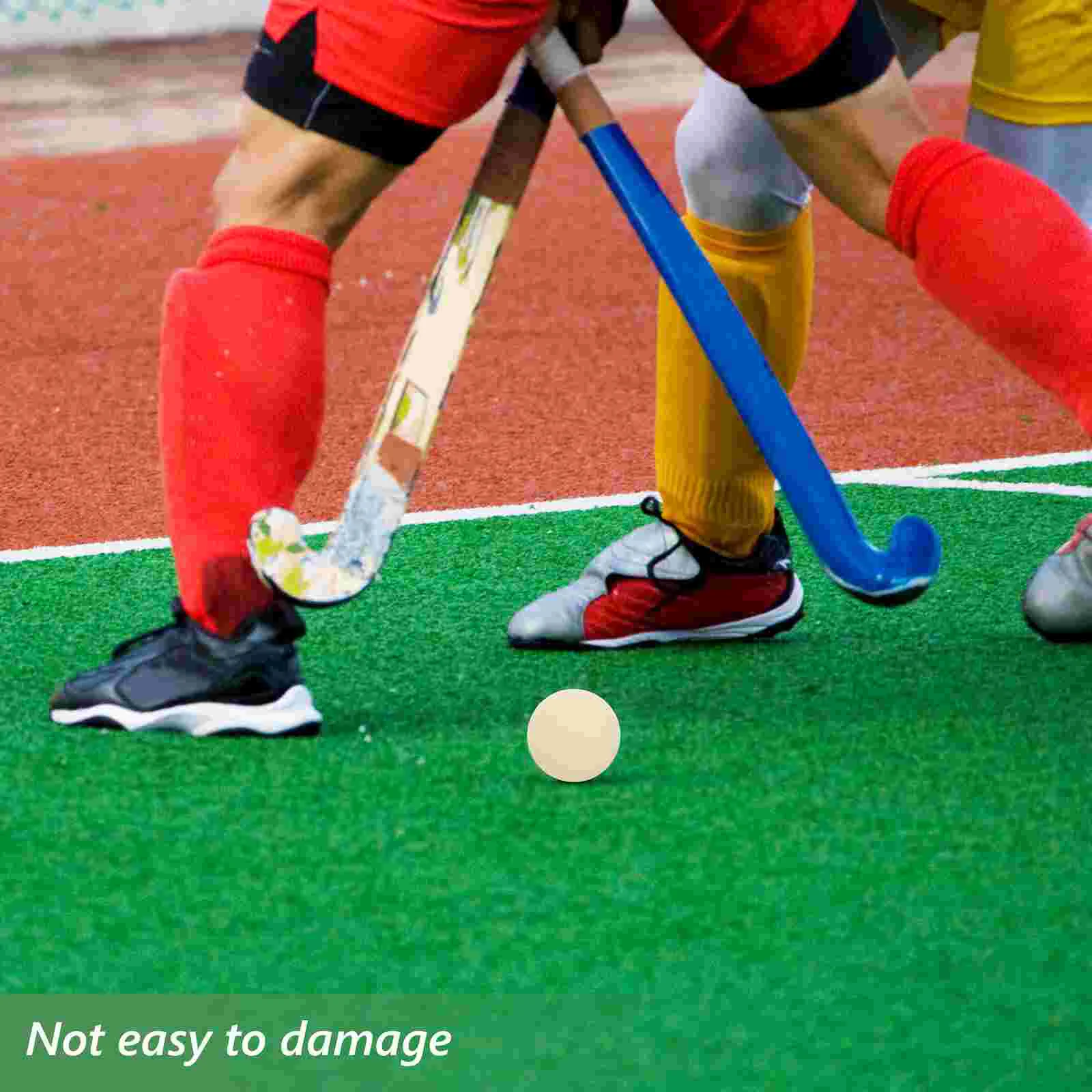 2pcs Street Hockey Ball Glow in the Hockey Ball Luminous Roller for Night Practice Indoor and Outdoor Sports Training